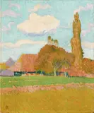 Cuno Amiet, Landschaft bei Hellsau