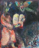 Moïse et les tables de la Loi by Marc Chagall, 1975, Hammer price, sold Jun 2018