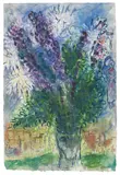 Grand bouquet de lupins violets by Marc Chagall, Hammer price, sold Jun 2017