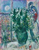 Les Muguets au Quai d'Anjou, Paris by Marc Chagall, 1971, Hammer price, sold Jun 2017