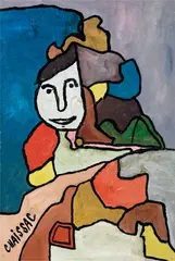 Gaston Chaissac, L'Homme des bois, 1960-1961, Hammer price