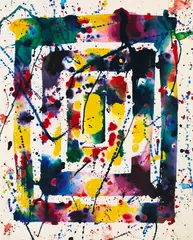 Ohne Titel by Sam Francis, 1975, Hammer price, sold Jun 2017