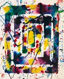 Ohne Titel by Sam Francis, 1975, Hammer price, sold Jun 2017