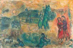 Marc Chagall, Le village en fête, 1981, Hammer price