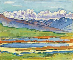Ferdinand Hodler, Les Etangs longs bei Montana, 1915, Hammer price