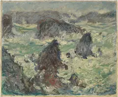 Claude Monet, Tempête sur les Côtes de Belle-Île, 1886, Hammer price