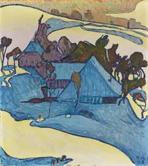 Cuno Amiet, Winterlandschaft, 1908, Hammer price