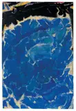 Sam Francis, Deep Blue and Black, Hammer price