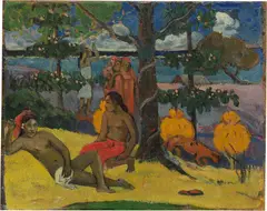Paul Gauguin, Scène tahitienne - Te Arii vahine - Tahitienne royale, Hammer price
