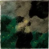 Augusto Giacometti, Farbstudie mit neun Feldern (Dunkelgrün, Schwarz, Grau, Ocker)