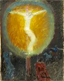 Cuno Amiet, Kreuzigung mit gelbem Strahlenkranz