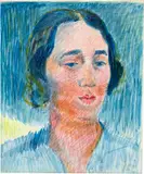Cuno Amiet, Bildnis einer jungen Frau (Greti Amiet)