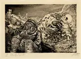 Otto Dix, Mahlzeit in der Sappe (Lorettohöhe), 1924
