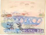 Raoul Dufy, Ponts sur la Tamise