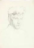 Bildnis Alberto Giacometti by Giovanni Giacometti, 1918–1920, sold Jun 2022