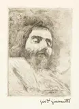 Giovanni Giacometti, Giovanni Segantini auf dem Totenbett