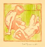 I figli della luce – Sonnenkinder by Giovanni Giacometti, 1913, sold Jun 2022