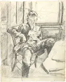 Alberto Giacometti, Diego lisant