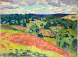 Armand Guillaumin, Paysage près de La Querlière, au soir