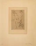 Henri Matisse, Trois nus, l’un appuyé sur un tabouret
