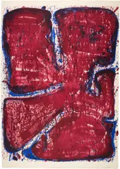 Blue Blood Stone by Sam Francis, 1960, sold Jun 2022