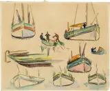 Paul Signac, Études de barques de pêche