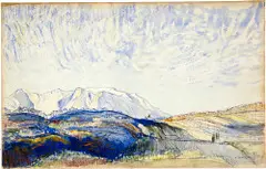 Albert Trachsel, Landschaft im Tessin, 1903–1905