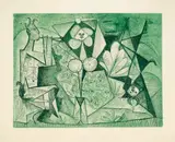 Les pipeaux by Pablo Picasso, 1946, sold Jun 2022
