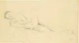 Félix Vallotton, Figure nue couchée
