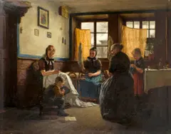 Benjamin Vautier D.Ä, Die Hausaufgaben, 1860