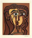 Portrait de Jacqueline de face. II by Pablo Picasso, sold Sep 2021