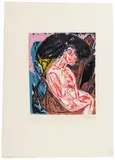 Die Geliebte by Ernst Ludwig Kirchner, sold Sep 2021