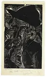 Alter bärtiger Älpler in schwarzem Hut – Kaspar Cadiepolt by Ernst Ludwig Kirchner, sold Sep 2021