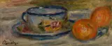 Nature morte à la tasse de thé et aux oranges – Deux oranges et tasse by Pierre-Auguste Renoir, sold Sep 2021