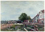 Alfred Sisley, Chantier à Saint-Mammès