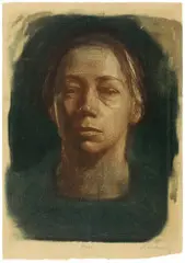 Käthe Kollwitz, Selbstbildnis en face