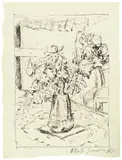 Alberto Giacometti, Vase avec fleurs
