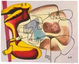 Le Corbusier, Deux femmes nues de face et de profil