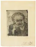 Vincent van Gogh, L’homme à la pipe – Portrait Docteur Paul Gachet