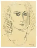 Portrait de Lucienne Bernard by Henri Matisse, sold Sep 2021