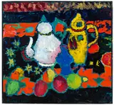 Alexej von Jawlensky, Stillleben mit gelber und weisser Kanne