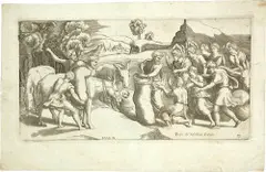 Paulus van Vianen, Die Verteilung von Getreide