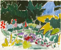 Bauerngarten by Cuno Amiet, sold Sep 2020