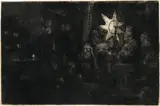 Rembrandt Harmensz van Rijn, Der Dreikönigsabend – Sternsingen