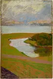 Giovanni Giacometti, Der Kanal – Capolago unterhalb des Wohnhauses Giacometti