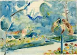 Cuno Amiet, Garten auf der Oschwand