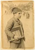 Albert Anker, Schuljunge mit Schiefertafel