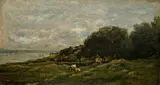 Charles-François Daubigny, Les Graves près de Villerville – Bord de Seine, à Lavacourt