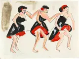 Ernst Ludwig Kirchner, Drei Tänzerinnen