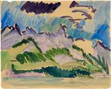 Ernst Ludwig Kirchner, Berglandschaft am Walensee
